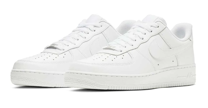 Nike All-White Low-Top Sneakers