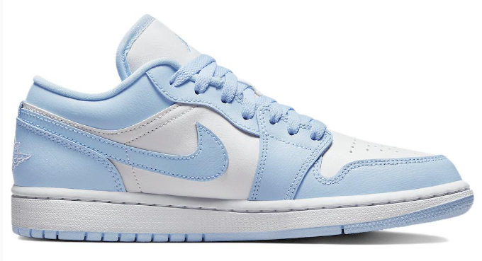 Air Jordan 1 Low Women's Sneakers 'Ice Blue'