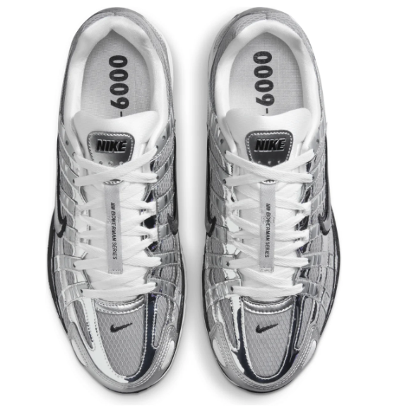 Nike P-6000 Metallic Silver Aegean Storm Sneakers