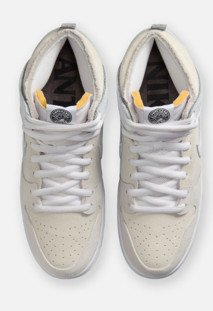 Nike SB × Anti-Hero Dunk High – White / Black