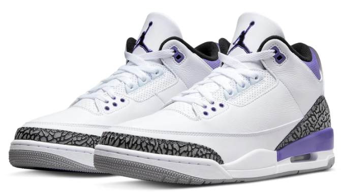 Air Jordan 3 Retro Dark Iris Sneakers