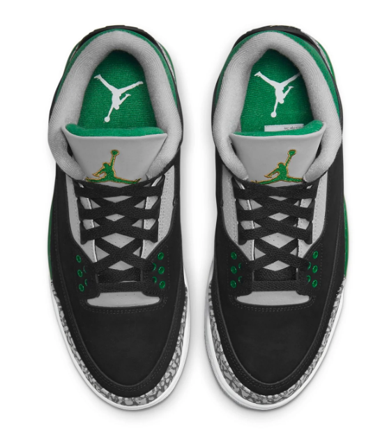 Air Jordan 3 Retro Pine Green Sneakers