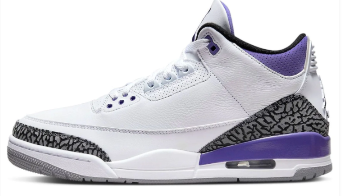 Air Jordan 3 Retro Dark Iris Sneakers