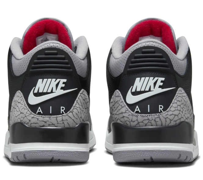 Air Jordan 3 OG Black Cement 2024 Sneakers