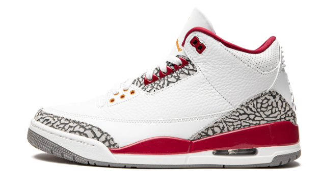 Air Jordan 3 Cardinal Sneakers