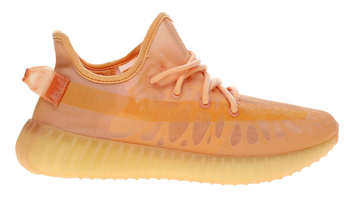 adidas Yeezy Boost 350 V2 Unisex Lace-Up Sneakers Orange