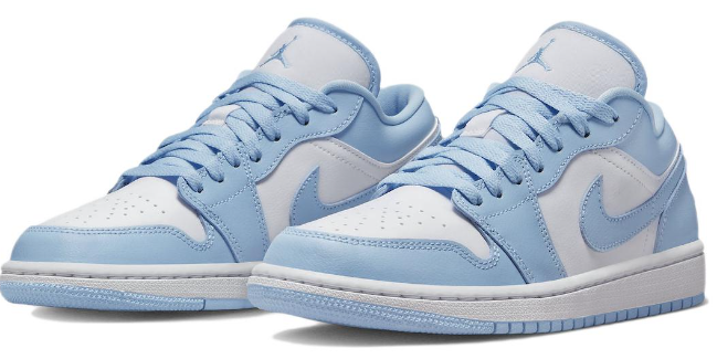 Air Jordan 1 Low Women's Sneakers 'Ice Blue'